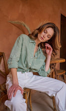 Load image into Gallery viewer, MINT LINNEN SHIRT