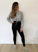 Load image into Gallery viewer, GREY CROPPED TOP