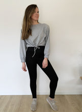 Load image into Gallery viewer, GREY CROPPED TOP