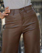 Load image into Gallery viewer, LEATHER LOOK PANTS MATISE