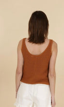 Load image into Gallery viewer, BRAIDED KNIT TANK TOP - CAMEL
