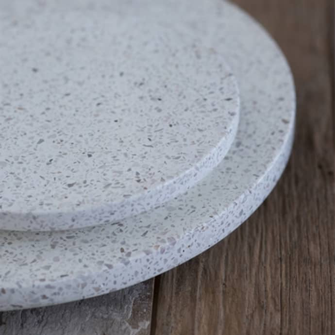 WHITE TERRAZZO TRAY